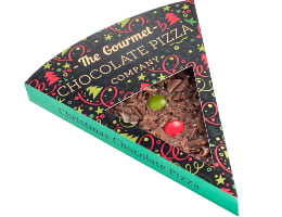 Christmas Chocolate Pizza Slice